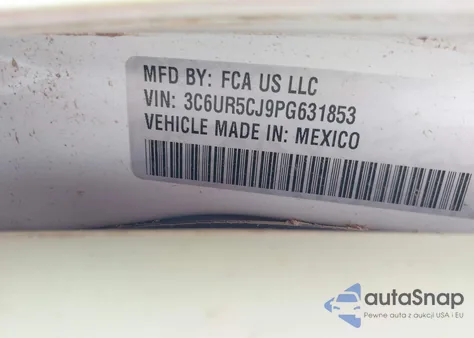 2023 Ram 2500 Tradesman 4X4 6'4 Box из США, поврежденный, VIN 3C6UR5CJ9PG631853